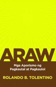 Araw Mga Aporismo ng Pagkautal at Pagkaulol/Gabi Mga Aporismo ng Pagtanga at Pagtunganga